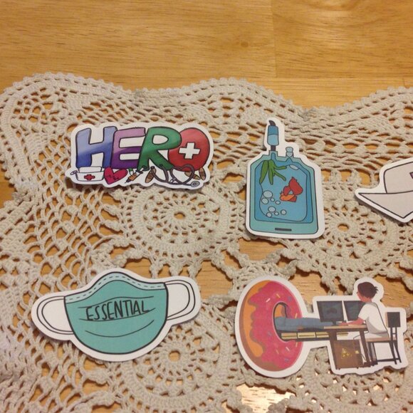 Medical / Nursing Theme Cellphone Stickers Bundle - Picture 3 of 8